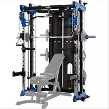 Load image into Gallery viewer, Commercial Home Gym - Smith Machine w/ Twin Cross Cables &amp; Built-in 2*80 kg Stack Weights
